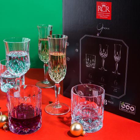 Набор  Opera вино, шампанское, виски 18 предметов RCR