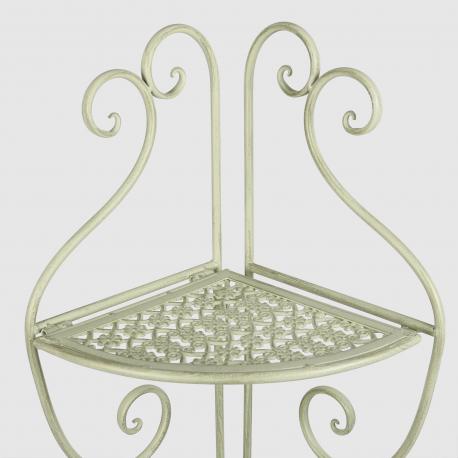 Подставка для цветов угловая  40x137 см белый Anxi jiacheng