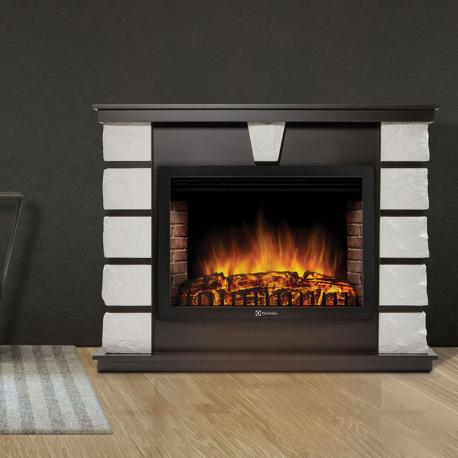Каминокомплект  EFP 3020LS с порталом Excalibur 30 122х30,5х122 см Electrolux