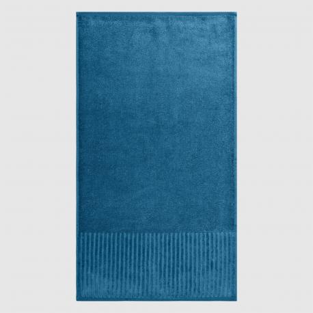 Махровое полотенце  Cascata синее 50х90 см Cleanelly Basic
