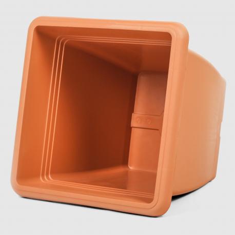 Горшок  Villa квадратный терракотовый 50х50 см Serinova