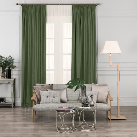 Комплект штор Daily by T Вилен светло-зелёный 200х270 см 2 предмета DAILY by Togas