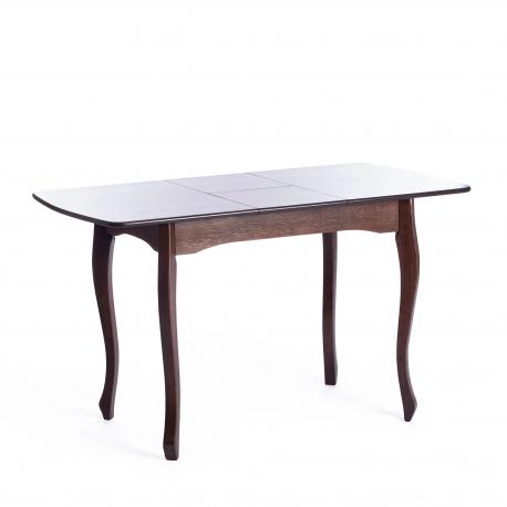 Обеденный стол  Caterina Provence кофейный 100+30х70х75 см (19128) TC
