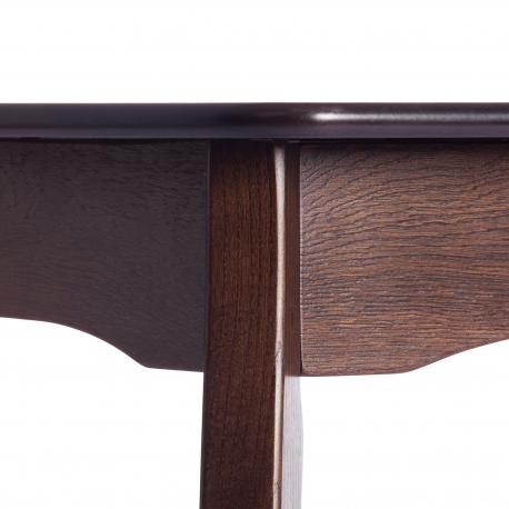 Обеденный стол  Caterina Provence кофейный 100+30х70х75 см (19128) TC