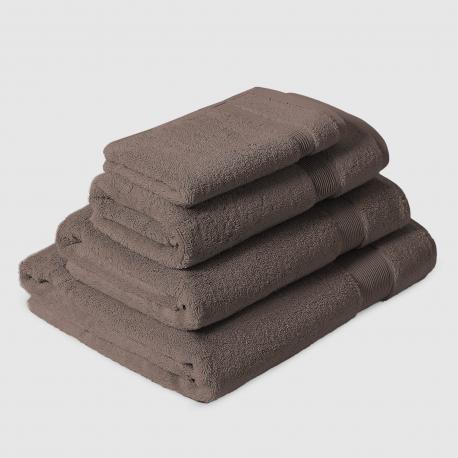 Полотенце махровое  Cirrus 50x100см коричневое Erteks