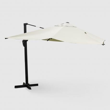 Зонт садовый  Aries бежевый 300х400х270 см с подставкой Bizzotto
