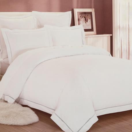 Простыня  Annet white 240х260 см Wonne Traum