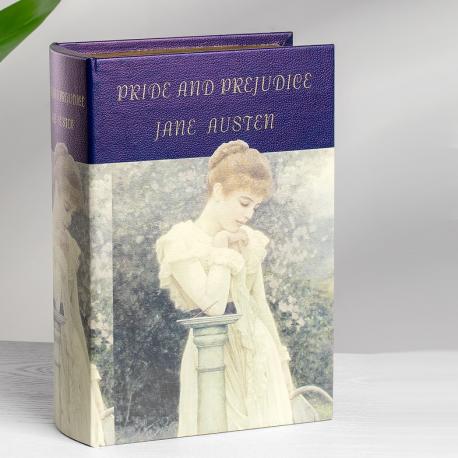 Шкатулка  Pride and Prejudice в виде книги бежевая 19х8х27 см ГЛАСАР