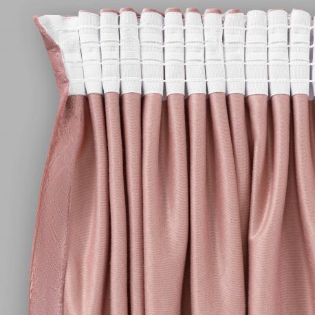 Штора  Хана розовая 200х270 см 2 предмета DAILY by Togas