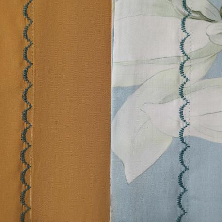 Комплект постельного белья  Elegance Adelle navy blue двуспальный Wonne Traum