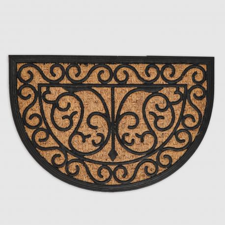 Коврик придверный  кокосовое волокно-резина 40х60 см Hometex