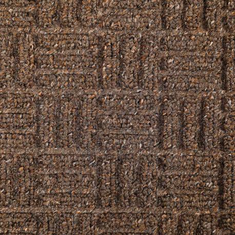 Коврик  коричневый узор квадрат 80х120 см Hometex