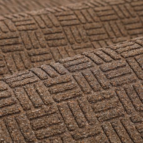 Коврик  коричневый узор квадрат 80х120 см Hometex