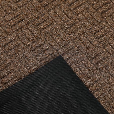 Коврик  коричневый узор квадрат 80х120 см Hometex