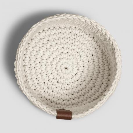 Корзина для хранения  Медиони молочная 23x12 см Togas