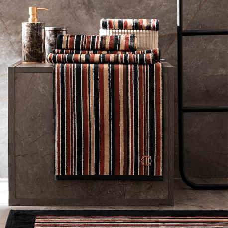 Полотенце  Эрве коричнево-черное 70х140 см Togas