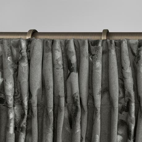 Комплект штор с подхватами  Плассе графит 260x300-2шт. подхваты-2шт., 4 предмета Togas