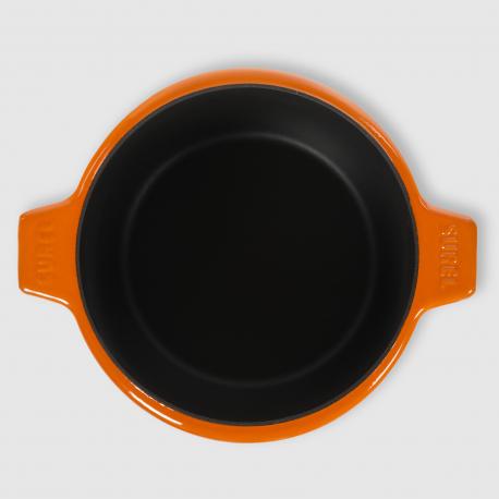 Кастрюля  Drop оранжевая 24 см Surel