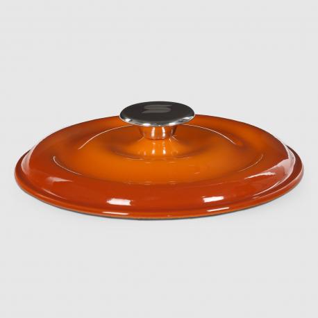 Кастрюля  Drop оранжевая 24 см Surel