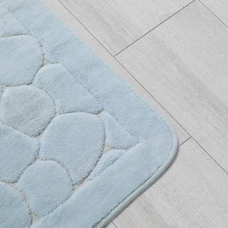 Набор ковриков для ванны  Stone голубой 2 шт Retro textil