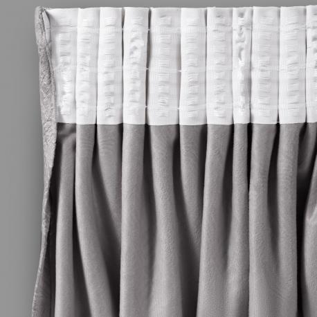 Штора на шторной ленте Daily By T Венуа бежево-серый 200x270 см 2 предмета DAILY by Togas