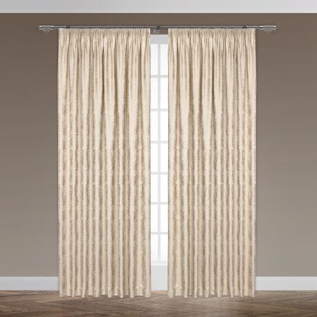 Штора на шторной ленте Daily By T Россини бежевый 200х270 см 2 предмета DAILY by Togas