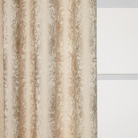 Штора на шторной ленте Daily By T Россини бежевый 200х270 см 2 предмета DAILY by Togas