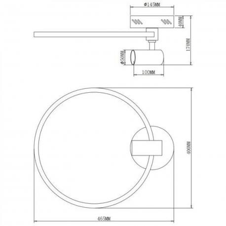 Светильник потолочный  FR6083CL-L32W Фрея