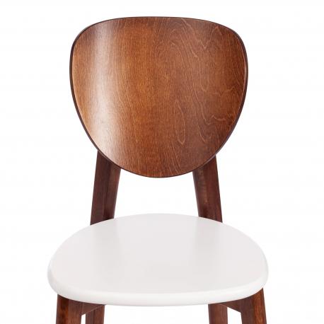 Стул  Diamante Коричневый/Белый 42x42x85 см TC