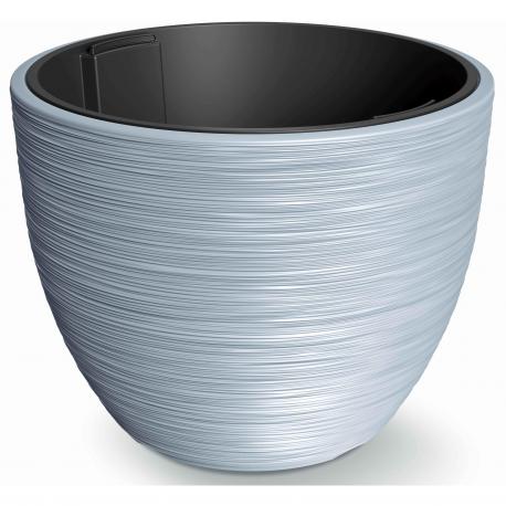 Кашпо  Furu d47 h38.5 см светло-серый с вкладышем Prosperplast