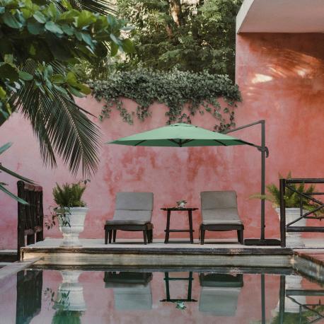 Зонт  Д3M с базой, кронштейном и утяжелителем 300х300 см Greenpatio