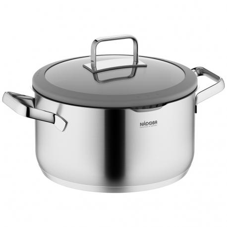 Кастрюля с крышкой  Gerda 24 см 5,5 л NADOBA