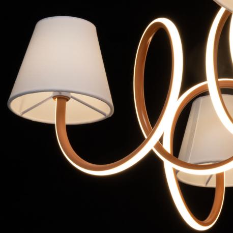 Люстра  Аэлита на 5 лампочек  9,6w LED 220 MW-Light
