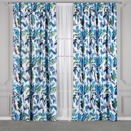 Штора Daily By T Мадагаскар синий 200х270 см DAILY by Togas