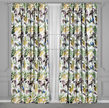 Штора Daily By T Мадагаскар зеленый 200х270 см DAILY by Togas