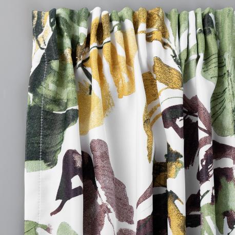 Штора Daily By T Мадагаскар зеленый 200х270 см DAILY by Togas