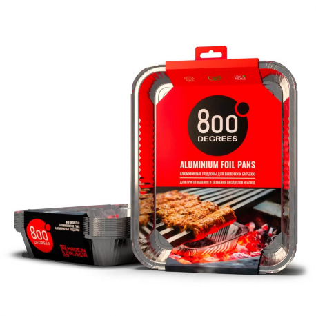 Алюминиевые поддоны  Foil Pans XL-size, 10 шт 800 Degrees