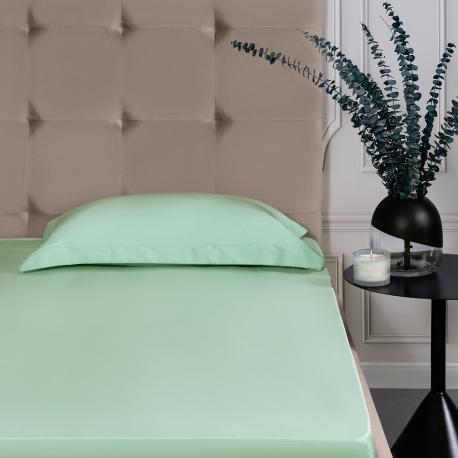 Простыня на резинке  Орнелла ментол 180х200+30 см Estia