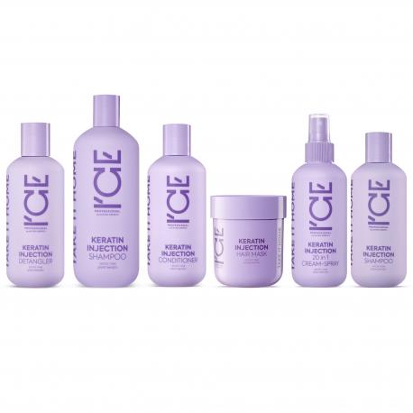 Шампунь  кератиновый для поврежденных волос Keratin Injection ICE Professional 250 мл Natura Siberica
