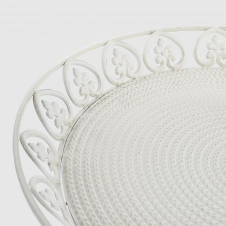 Подставка для цветов  металлическая L белая 60x60x77 см Anxi jiacheng