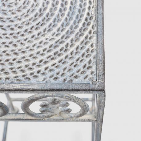 Подставка для цветов  металлическая серая 21x21x56 см Anxi jiacheng