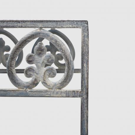 Подставка для цветов  металлическая серая 21x21x56 см Anxi jiacheng