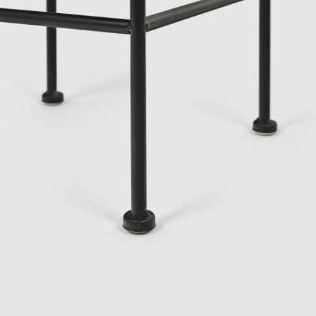 Подставка для цветов  с мозаикой Патио чёрная 25х60 см Heng yu