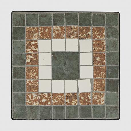 Подставка для цветов  с мозаикой Патио чёрная 25х60 см Heng yu