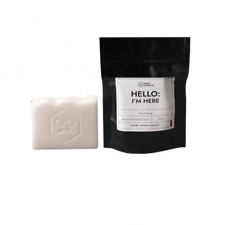 Мыло  "Cannabis, Saffron & Oranger", 90 гр Dad's material