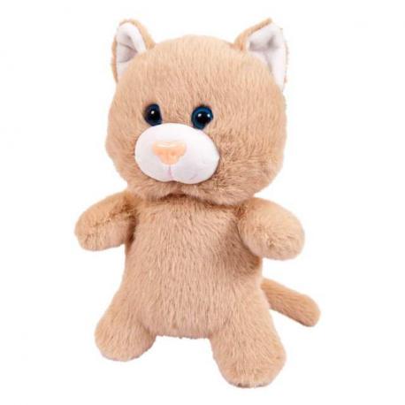 Игрушка мягкая  кот бежевый 24 см ABtoys