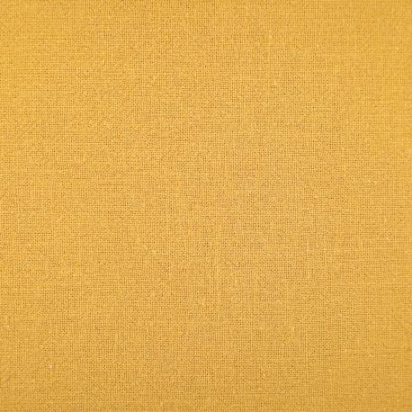 Комплект постельного белья  полуторный linen хлопок/лён желтый Eliveon