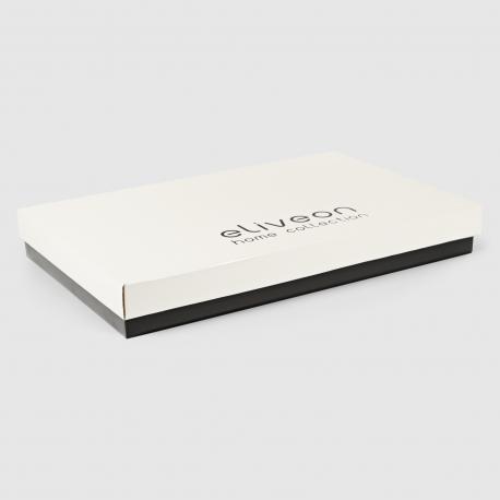 Комплект постельного белья  Евро хлопок белый Eliveon