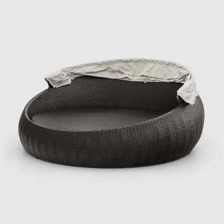 Диван-шезлонг  из искусственного ротанга, круглый D179,5х83х148см Greenpatio