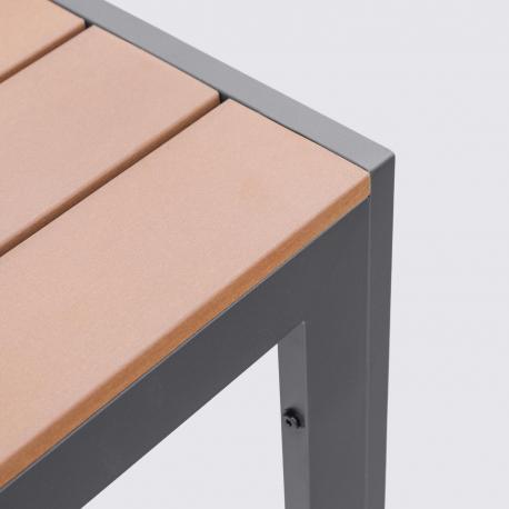 Комплект мебели  антрацитовый 7 предметов Greenpatio